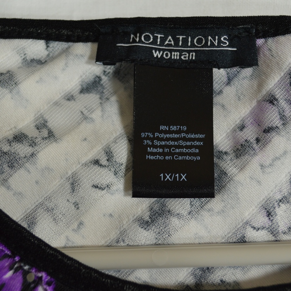 Notations Blouse - Picture 2 of 5